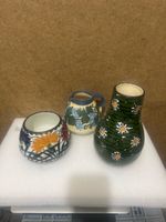Joli set de 3 pièces en céramique vintage 