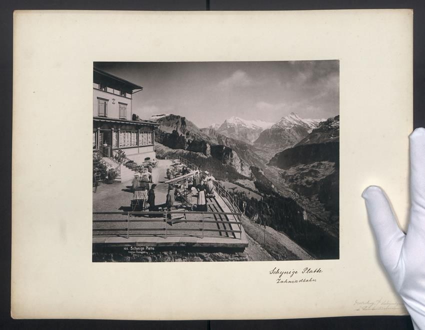Fotografie & Manifesti: Fotografie Schynige Platte, Gasthaus mit – Usato da Berlin venduto da bartko-reher