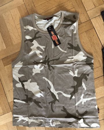 2 Débardeur camouflage homme taille L neuf