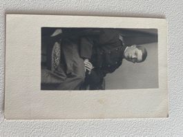 Alte Fotokarte: Militärportrait