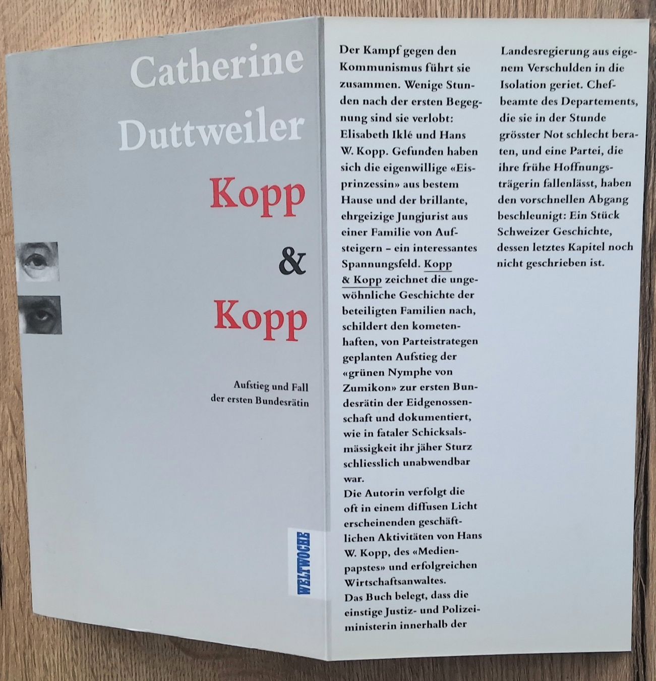 Libri: Kopp & Kopp   (Bundesrätin Elisabeth Kopp) – Usato da Oftringen venduto da Waltereg 4
