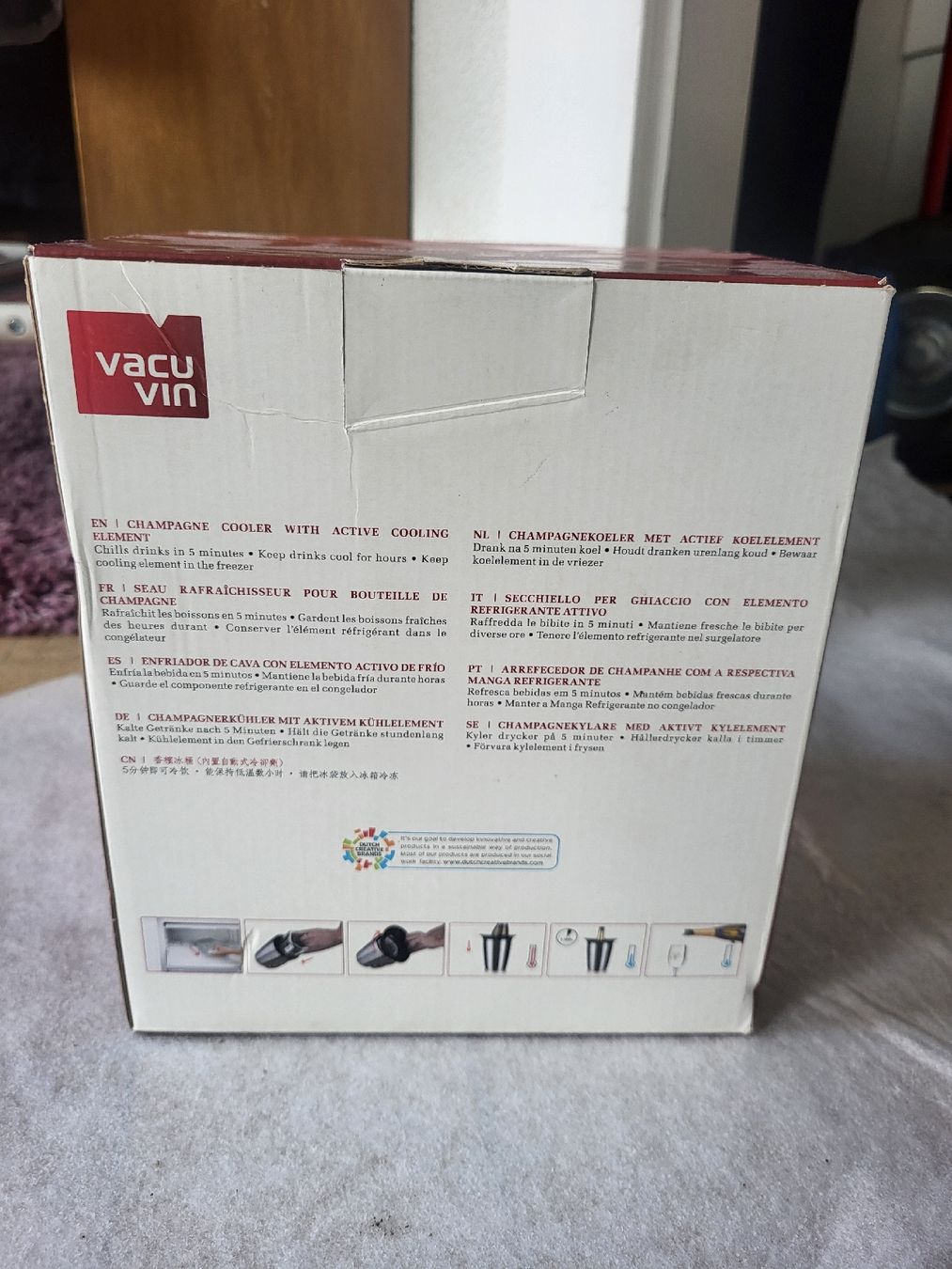 Vacu Vin Altro: Vacu Vin Active Cooler – Nuovo e nell'imballaggio originale da Zweisimmen venduto da Adorable 1