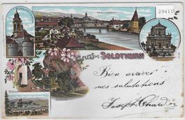 Gruss aus Solothurn - Litho 1900