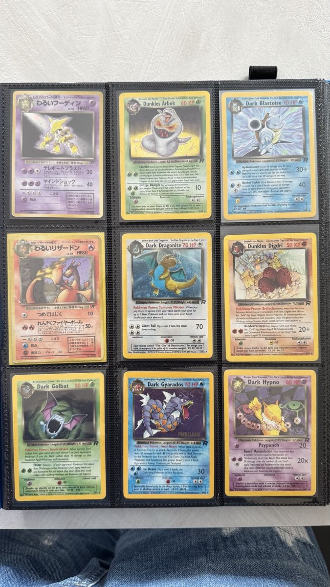 Pokémon Carte collezionabili: Pokemon set completo team rocket – Usato da Caslano venduto da tuning21