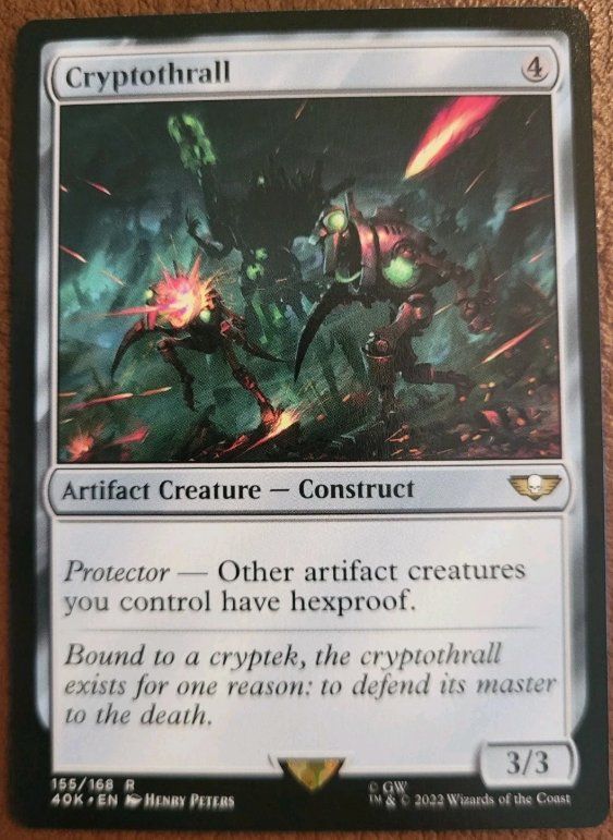 Magic The Gathering Carte collezionabili: Cryptothrall - Warhammer 40,000 - MtG - EN – Usato da Bolligen venduto da Gurkenfeld
