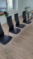 Esszimmerstühle 4er Set Schwarz