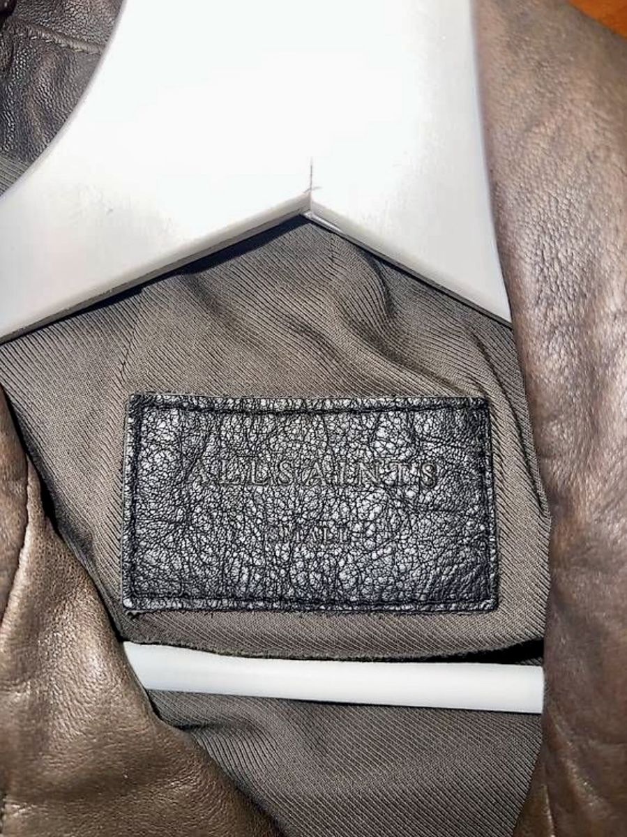 Allsaints Giacche: Allsaints Lederjacke (braun, Grösse S) – Usato da Untersiggenthal venduto da fromtheBarrio 2