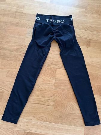 Teveo Signature Covert Scrunch Leggings, schwarz, Grösse M