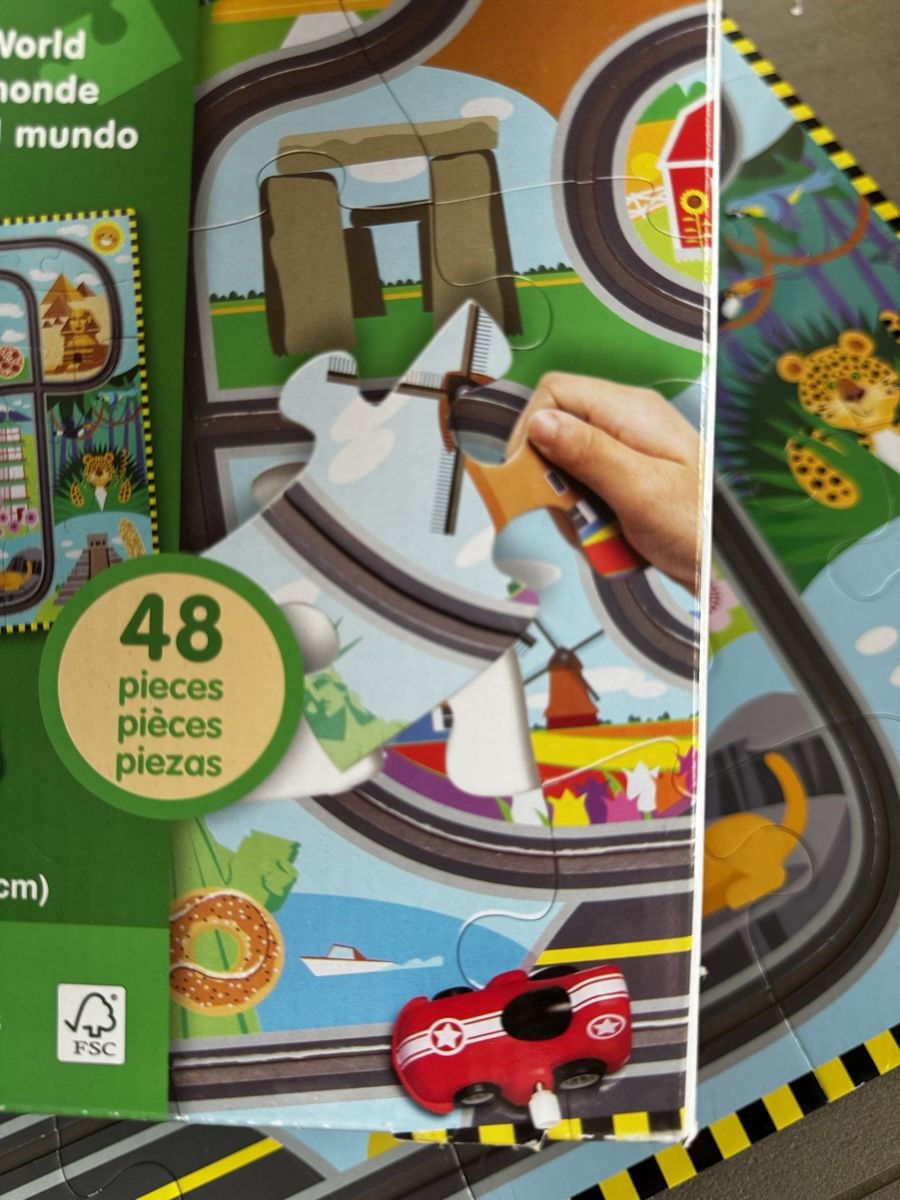 Puzzle: Melissa & Doug Weltreise Puzzle mit Autos – Usato da Goldau venduto da mira221 2
