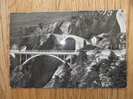 alte und neue Teufelsbrücke Leuk Erschmatt 26.7.1961