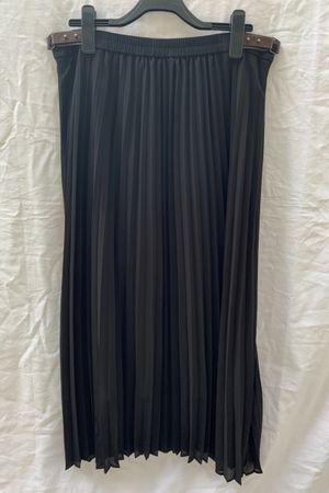 Magnifique longue jupe plissée NEXT noire grande taille t.44