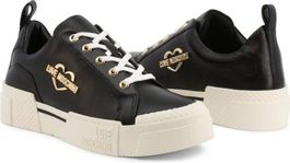 LOVE MOSCHINO Plateau-Sneaker Kalbsleder Gr.41 / NEU