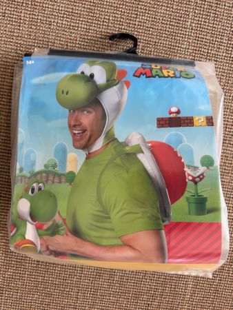 3x Super Mario Yoshi Kostüm