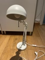 IKEA Schreibtischlampe weiss Metall flexibel