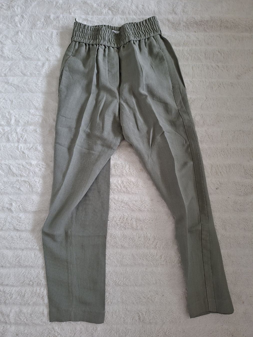 Brunello Cucinelli Pantaloni: Pantalons  Brunello Cucinelli taille 36/38 vert clair – Usato da Renens VD venduto da ser_j2fn 8