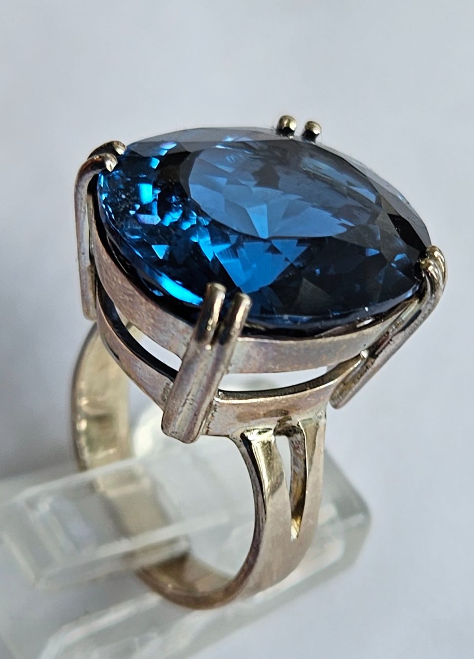 Anelli: Blau Topas Fingerring – Nuovo (secondo la descrizione) da Zürich venduto da Benedikt21 2