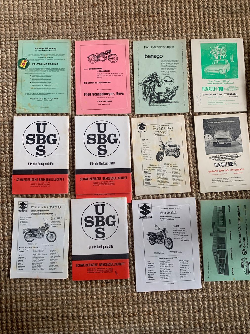 Documenti: Alte Motorrad-Programme Raserennen Schweiz – Usato da Bibern SO venduto da wecafra 6