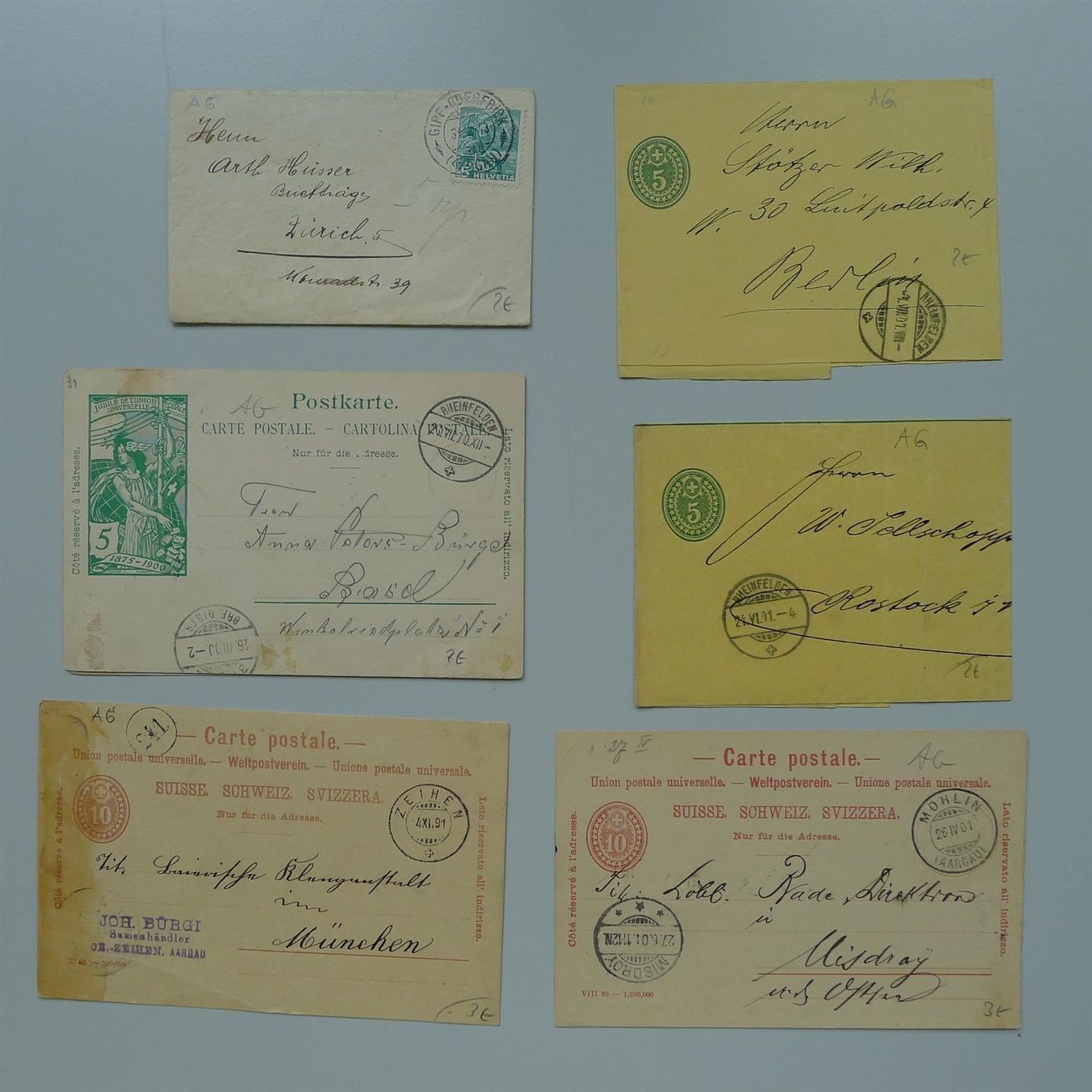Alle Briefmarken: Grosse Briefsammlung von über 400 Stück – Gebraucht aus Sursee von Luzernerraute 6