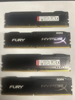 Kingston HyperX FURY 64 GB (4x16GB) DDR4-2400 CL15