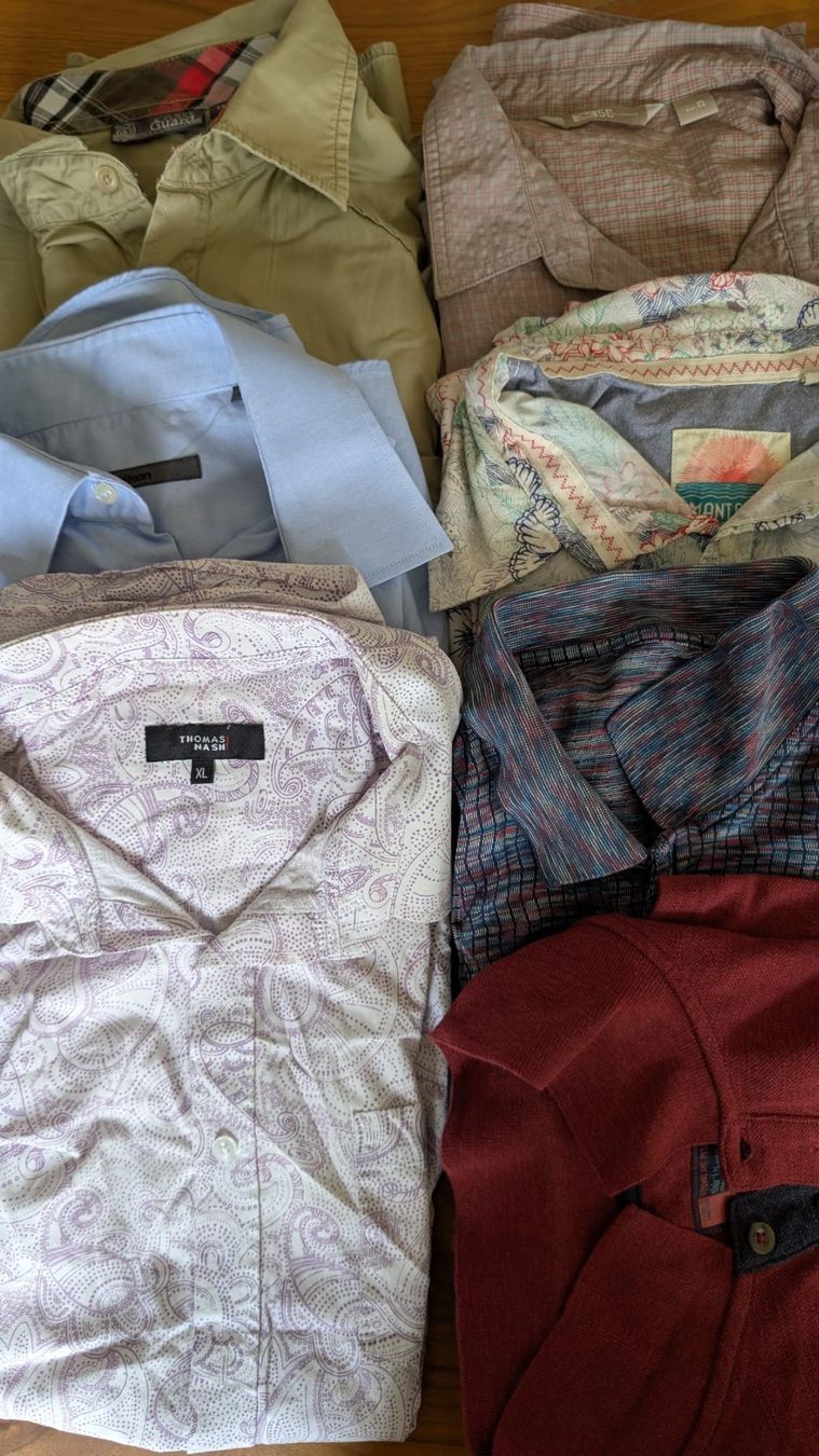 Kleiderpakete: Herren Oberteil Paket, Grösse XL, kurzarm – Gebraucht aus Untervaz von Lyraia 1
