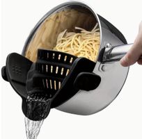 Silikon-Abtropfsieb universell passend für alle Pfannen!