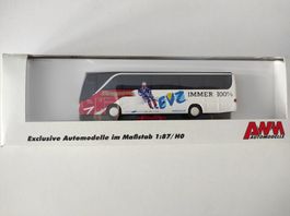 Setra Mannschaftsbus "Gössi" " www.evz.ch" von AWM 1/87