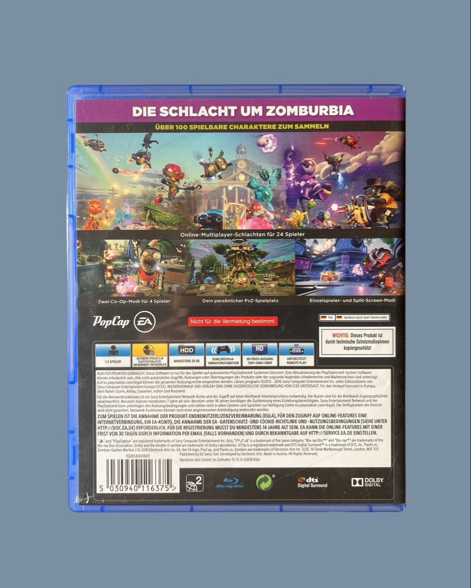 Sony Jeux: Plants vs Zombies Garden Warfare 2 - PS4 – D'occasion à Leuk Stadt par nat_7826 1