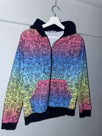 Keith Haring Hoodie Gr.48 Kult 90s