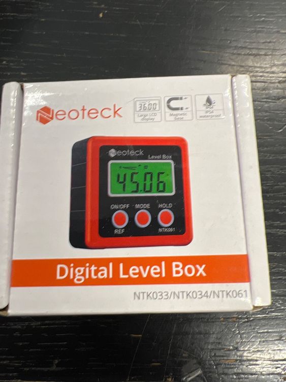 Digitaler Winkelmesser Mit LCD Display & Magnet – Präzise Wasserwaage Für Holzarbeiten, Bau & DIY Projekte