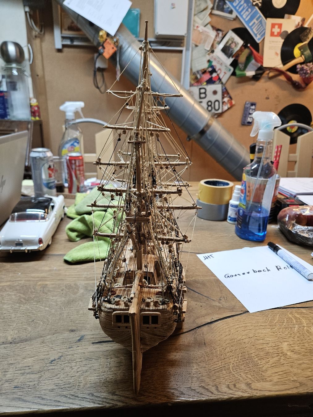 Modellbausätze & Standmodelle: Grosssegler Schiffsmodell Holz Handarbeit (S) – Gebraucht aus Rorschach von TimelessTrading 5