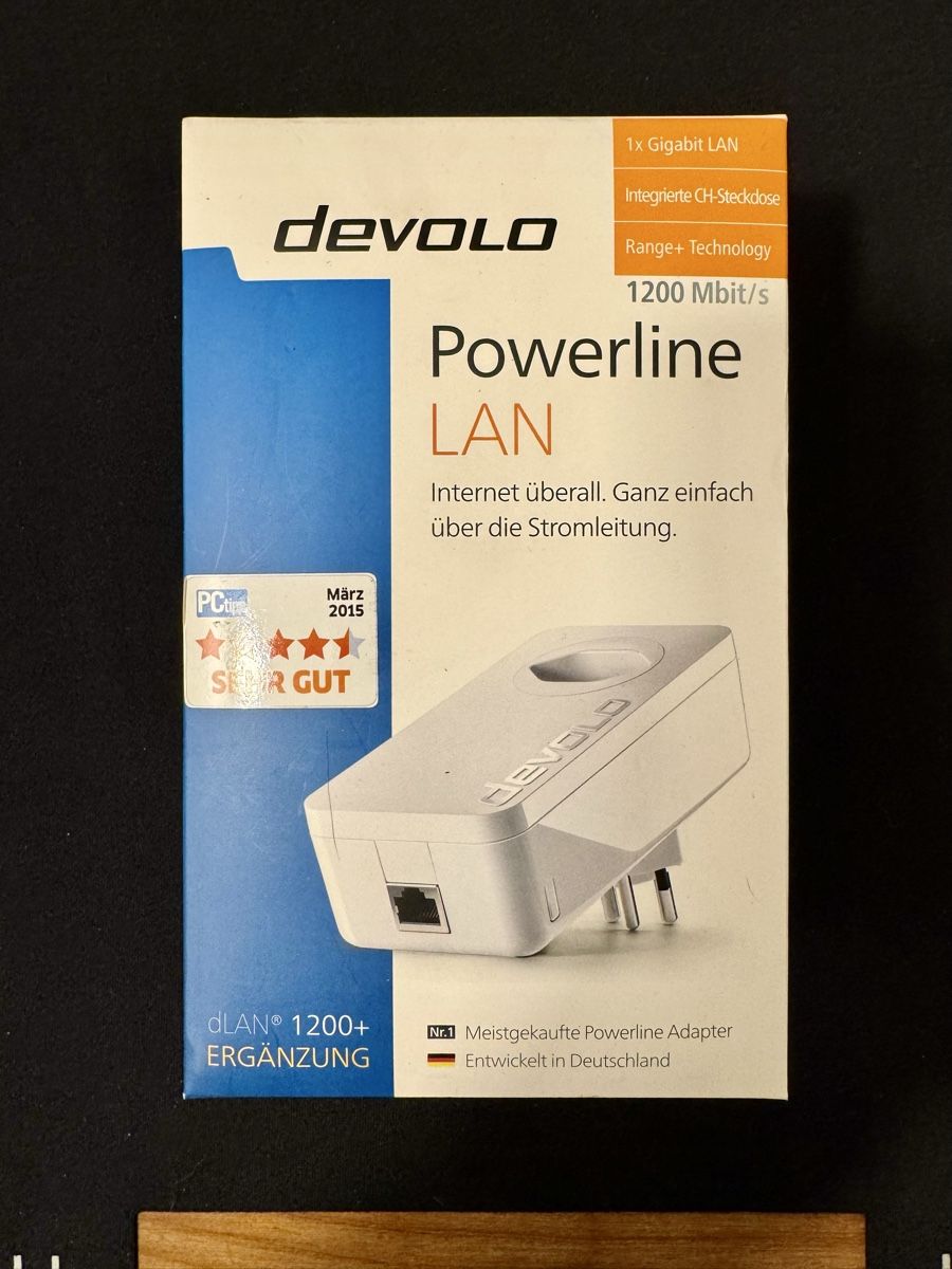devolo Powerline LAN Adapter 1200 Mbit/s (1x Gigabit LAN)NEU (Neu und ...