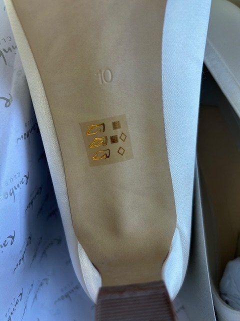 Rainbow Damenschuhe: Brautschuh Ramona von Rainbow Gr. 10 / 43 – Neu (gemäss Beschreibung) aus Rothenburg von stacostaco 2