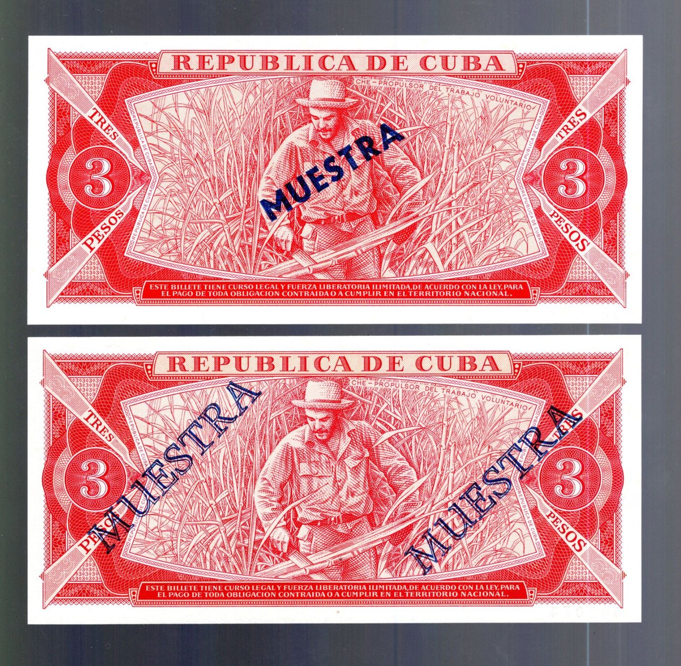 Banconote: Cuba noten 2 stück Muestra UNC – Nuovo (secondo la descrizione) da Leibstadt venduto da baroc333 1