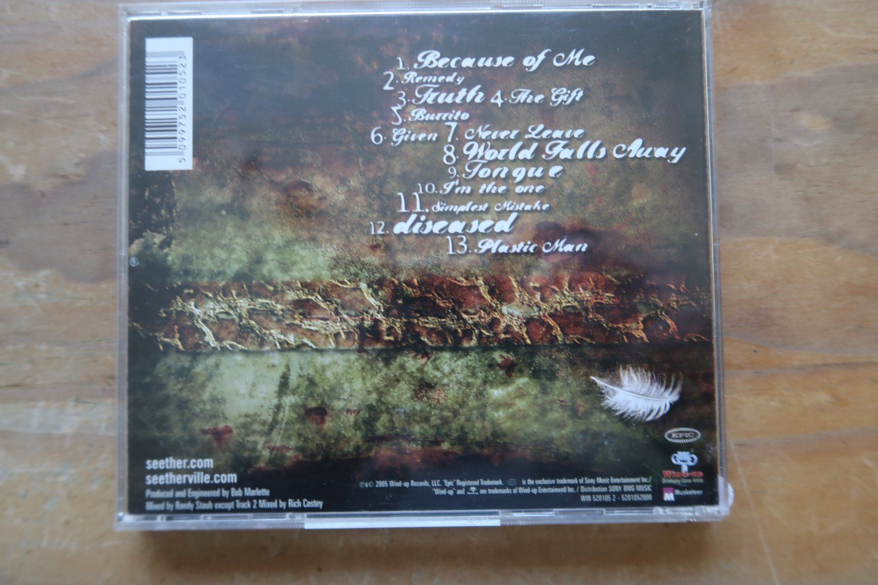 CDs: SEETHER - KARMA AND EFFECT - CD – Gebraucht aus Basel von Patiscat 1