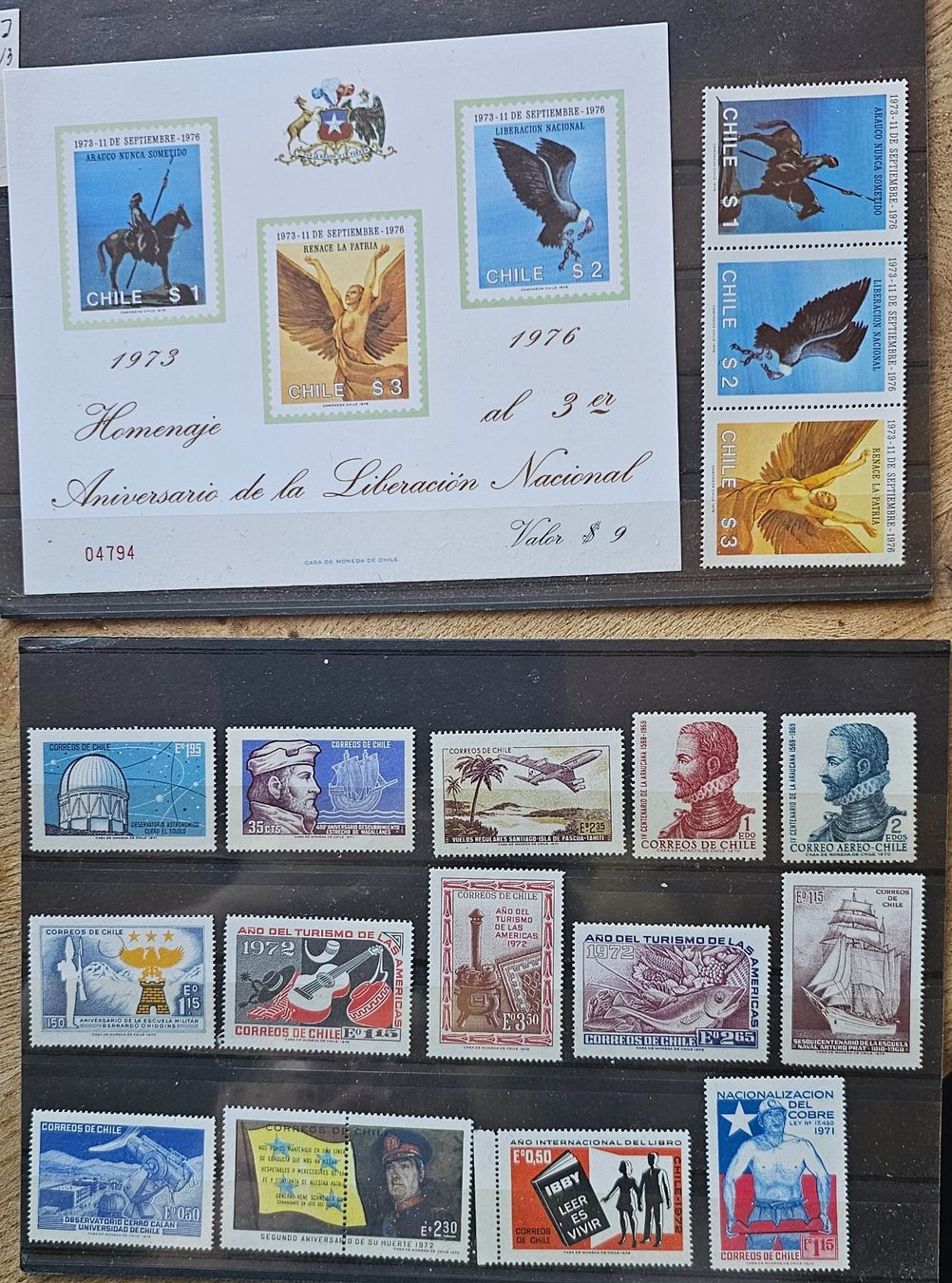 Tutti i francobolli: CHILE CHILI timbres neufs ** – Nuovo (secondo la descrizione) da Les Valettes venduto da Nuba1