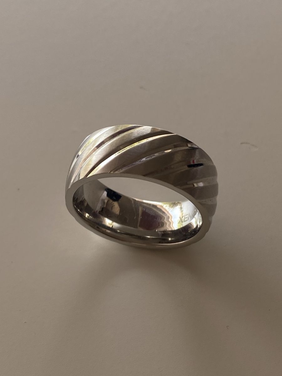 Anelli: Xenox Massive Edelstahl Silber Ring – Nuovo (secondo la descrizione) da Givisiez venduto da dor_xb9k 1