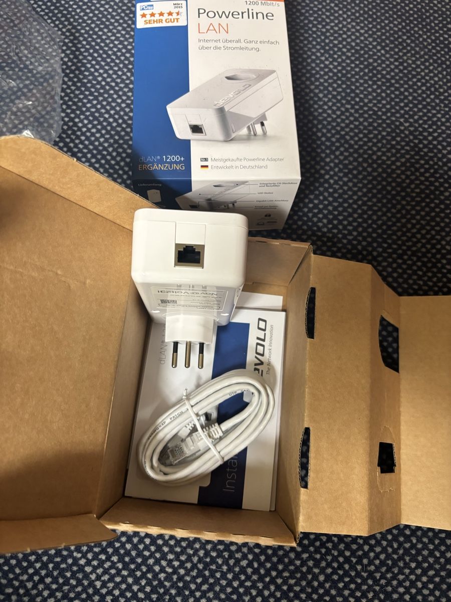 Devolo Laufwerke & Adapter: Devolo Powerline LAN Adapter – Gebraucht aus Goldach von Goldach1 2