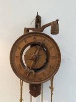 Wanduhr Skelettuhr Zahnrad Uhr Vintage Deko