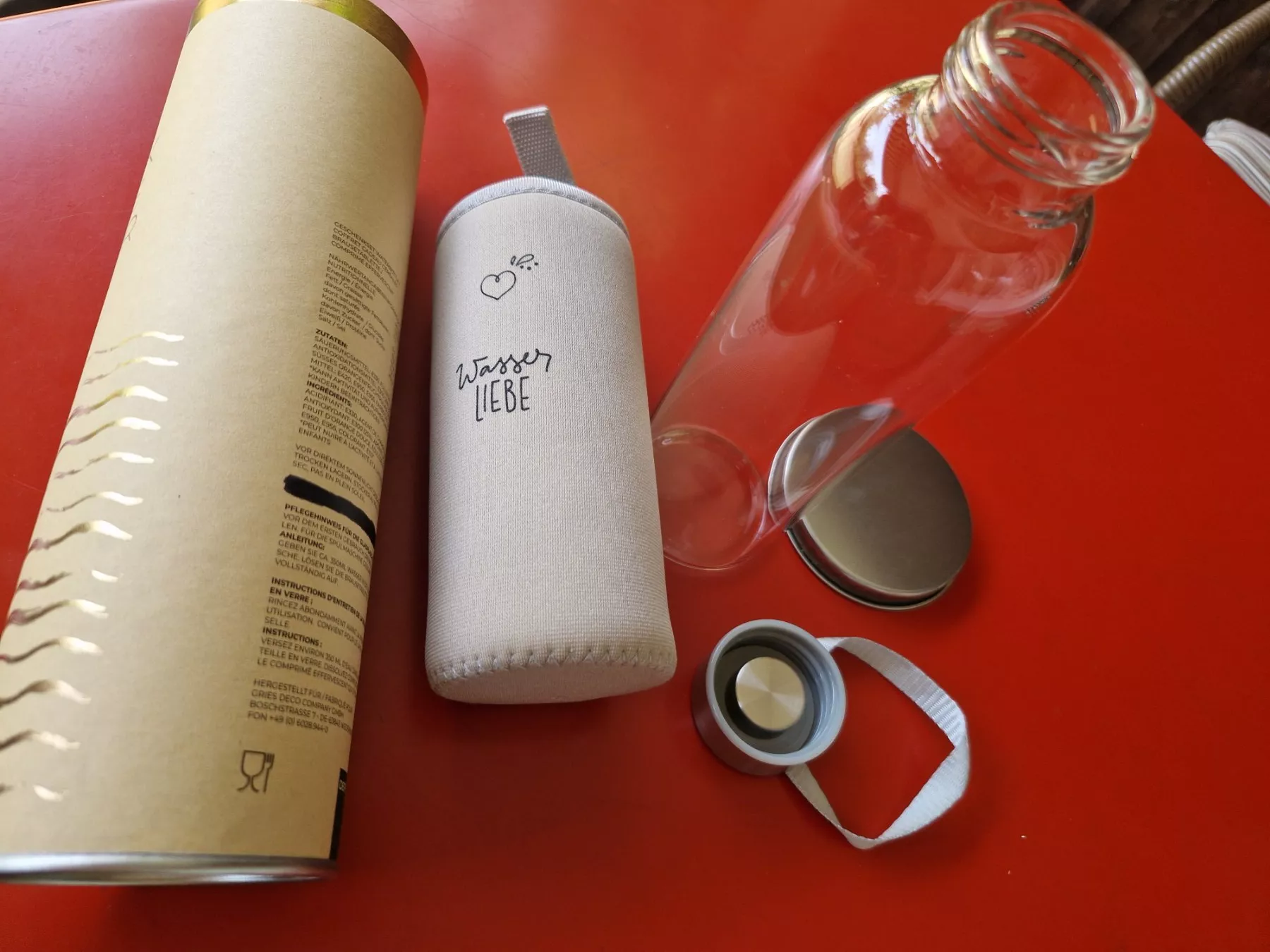 Borracce & Thermos: Wasserflasche Geschenkset – Nuovo e nell'imballaggio originale da Fislisbach venduto da mka_km8f
