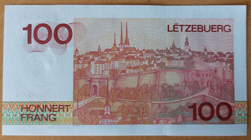 Luxembur 100 Frang, 1985 (Neu (gemäss Beschreibung)) in Luzern für CHF ...