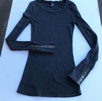Free People Thermo Shirt Pullover Biker Knöpfe M zu Nile