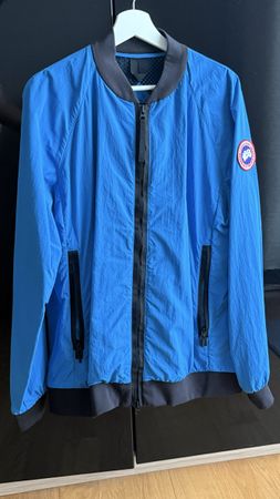Canada Goose Faber Bomber Jacket, Size M, Light Blue