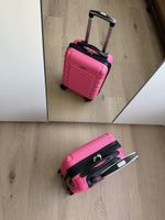 Handgepäck Koffer Pink Rolle guter Zustand