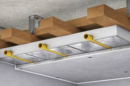 XPS Deckenheizung Systemplatte 120x60 cm Aluminium Strahlu