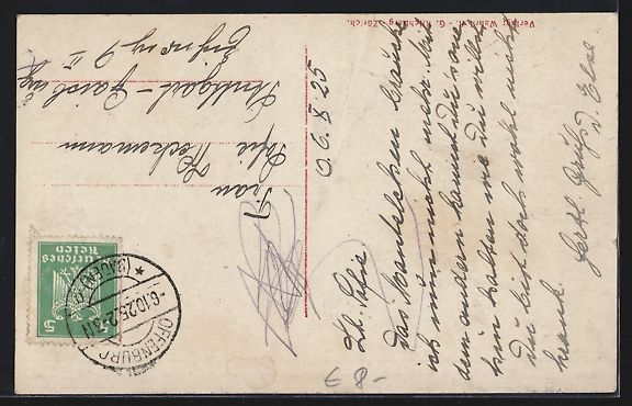 Cartoline postali: AK Biel, Rathaus und Theater, 1925 – Usato da Berlin venduto da bartko-reher 1