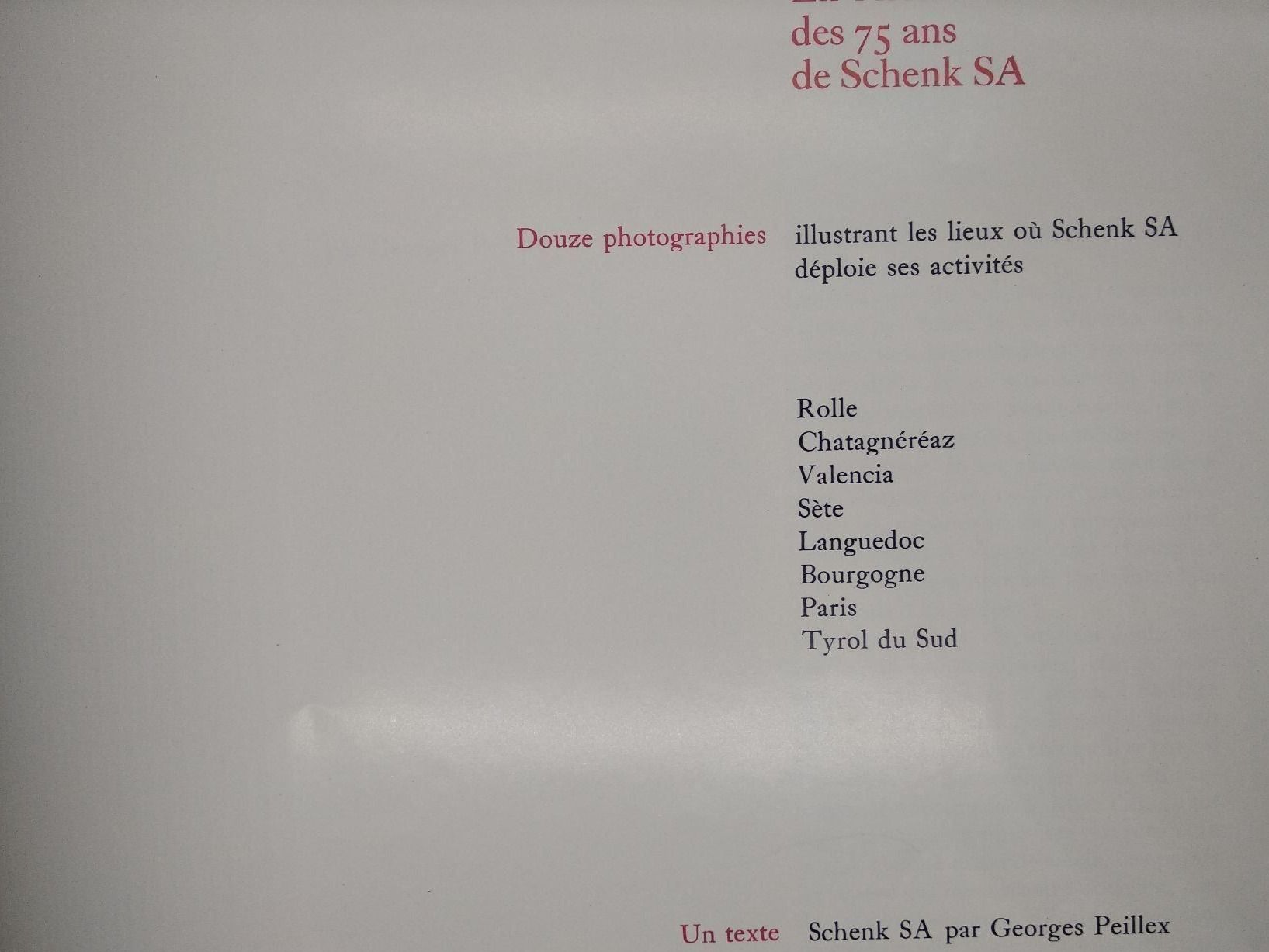 Libri: JAQUES BERGER - SCHENK SA FIRMENSCHRIFT – Usato da Goldach venduto da Gaip 9