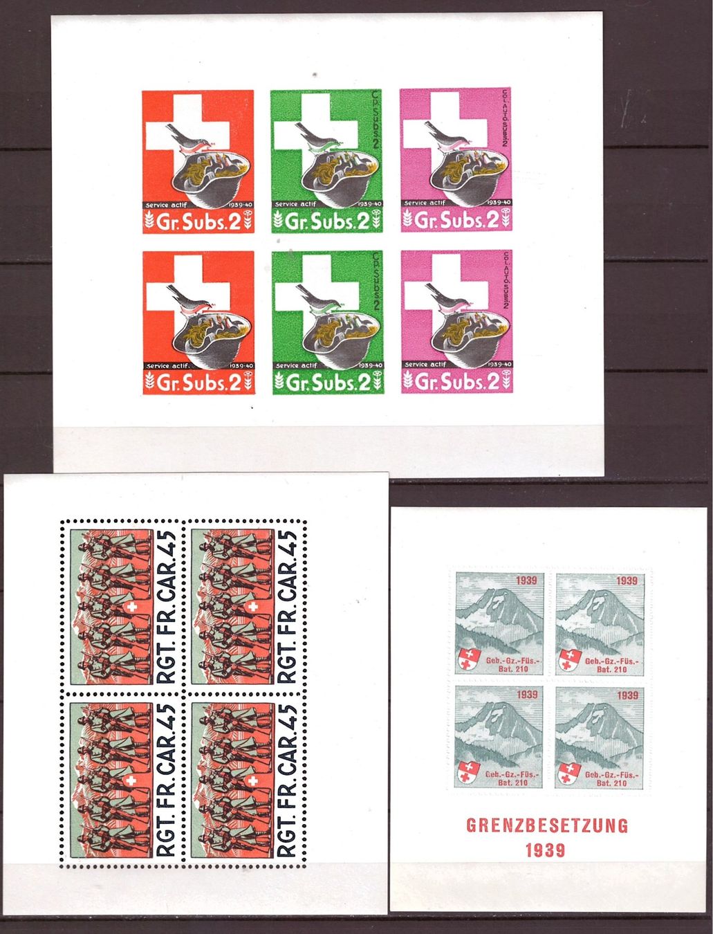 Tutti i francobolli: # 119 --- SOLDATENMARKEN – Usato da Dübendorf venduto da Piero2