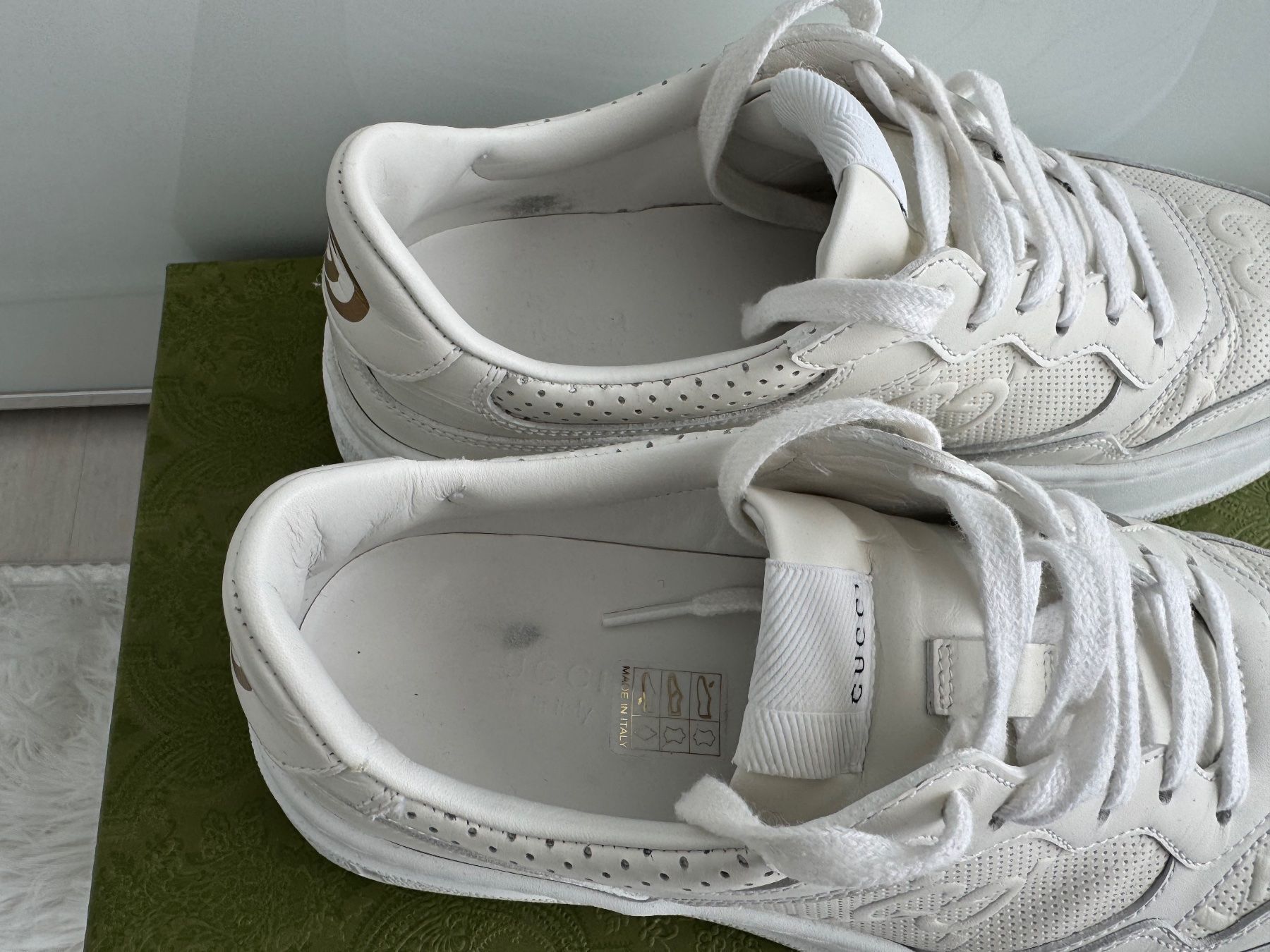 Gucci Damenschuhe: Gucci GG Platform Sneaker Weiss Gr. 37 – Gebraucht aus Amriswil von my-fashion 5