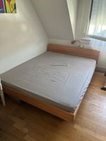 Bettgestell aus Massivholz Buche natur, 160x200 cm