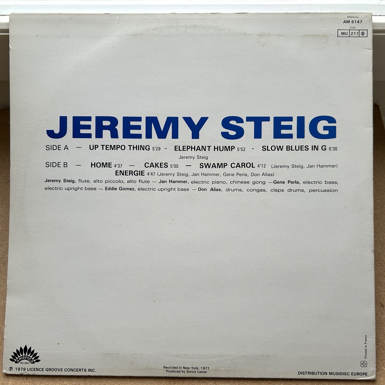 Schallplatten: Jeremy Steig LP – Gebraucht aus Lausanne von Pask1 1
